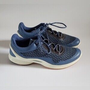 ECCO Women's Biom Fjuel Mesh Shoes Retro Blue Athletic Sneakers Size 7